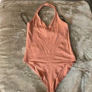 Peach bodysuit